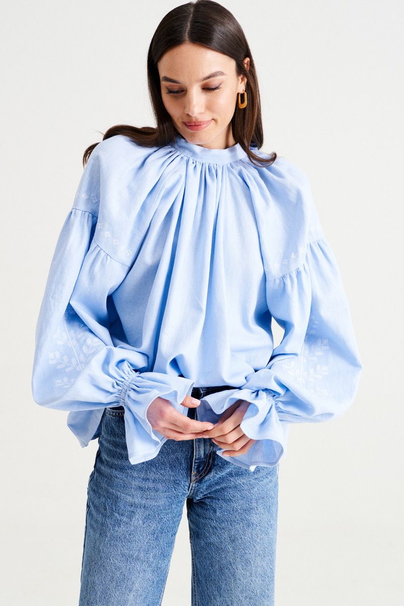Блузы MUA 46-583-blue