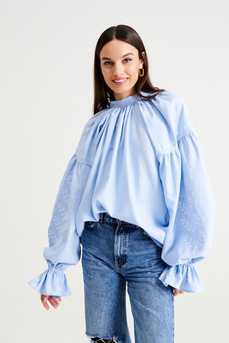 Блузы MUA 46-583-blue
