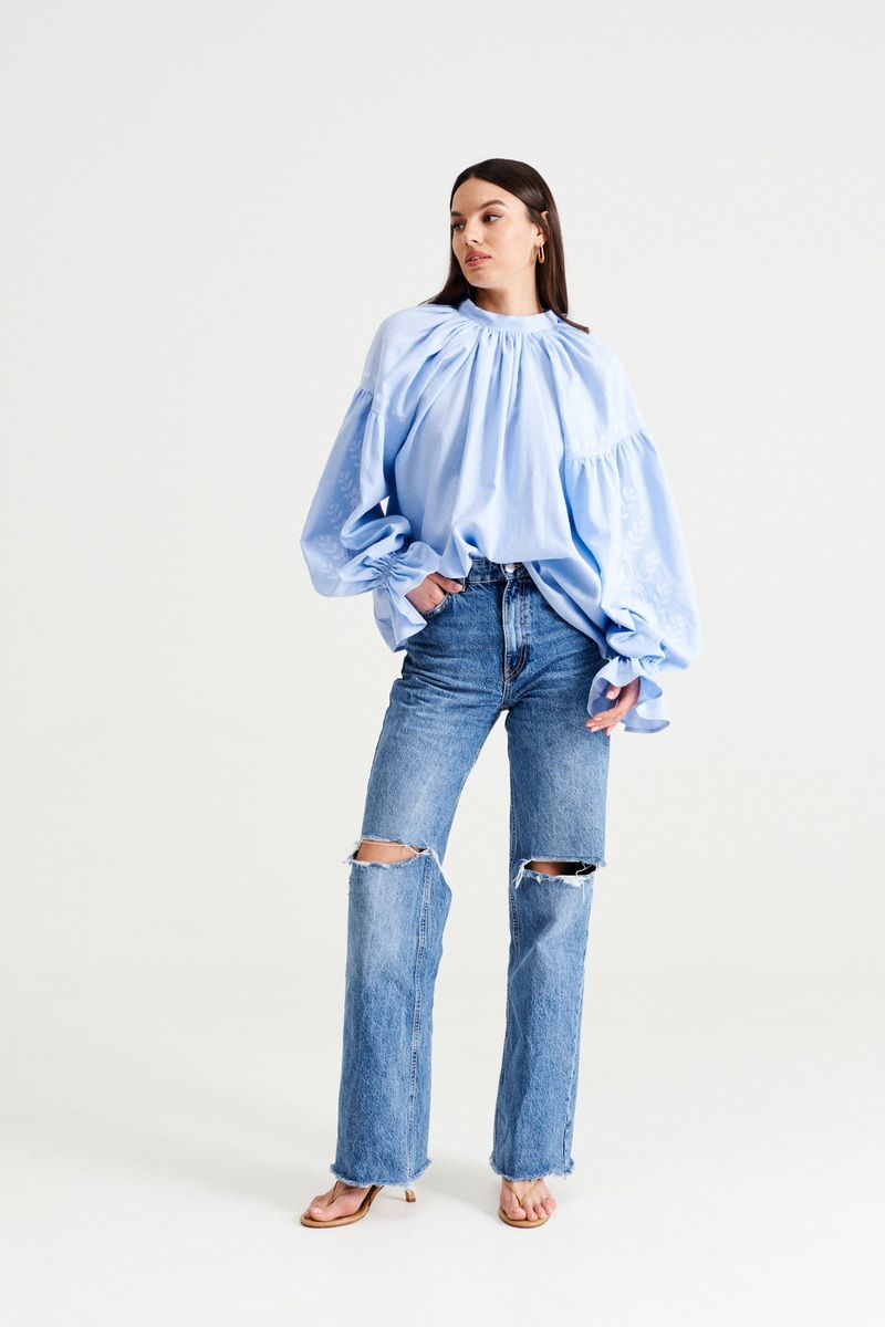 Блузы MUA 46-583-blue