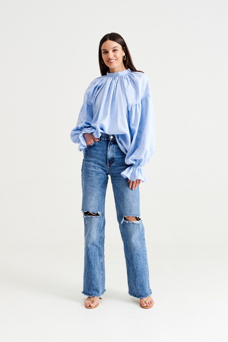 Блузы MUA 46-583-blue