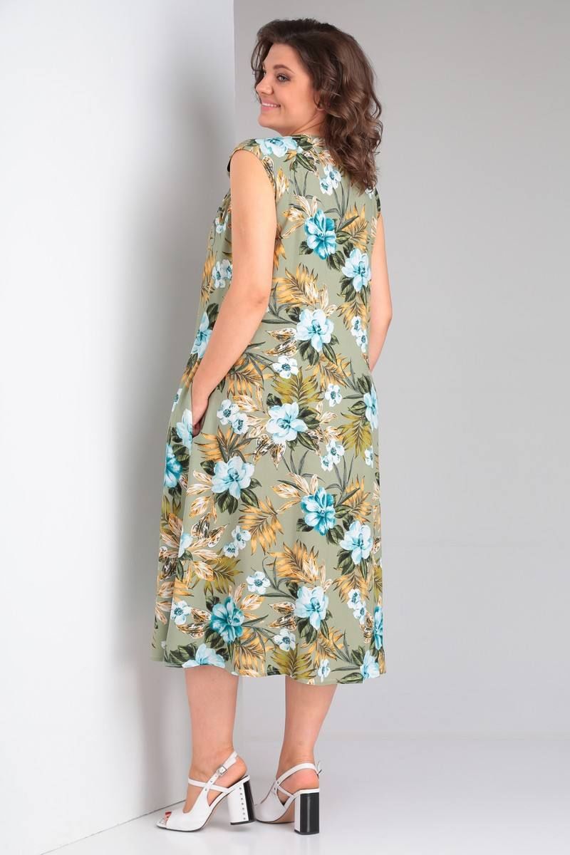 Платья Celentano lite 5013.2 оливковый