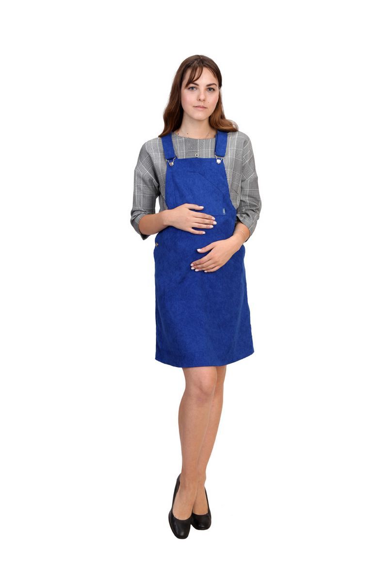 Сарафан для беременных BELAN textile 4214 синий