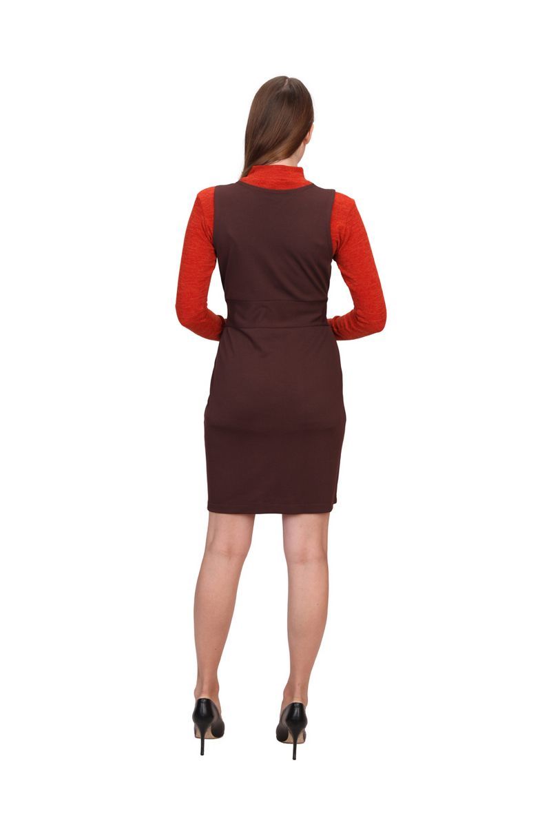 Платье для беременных BELAN textile 4602 коричневый