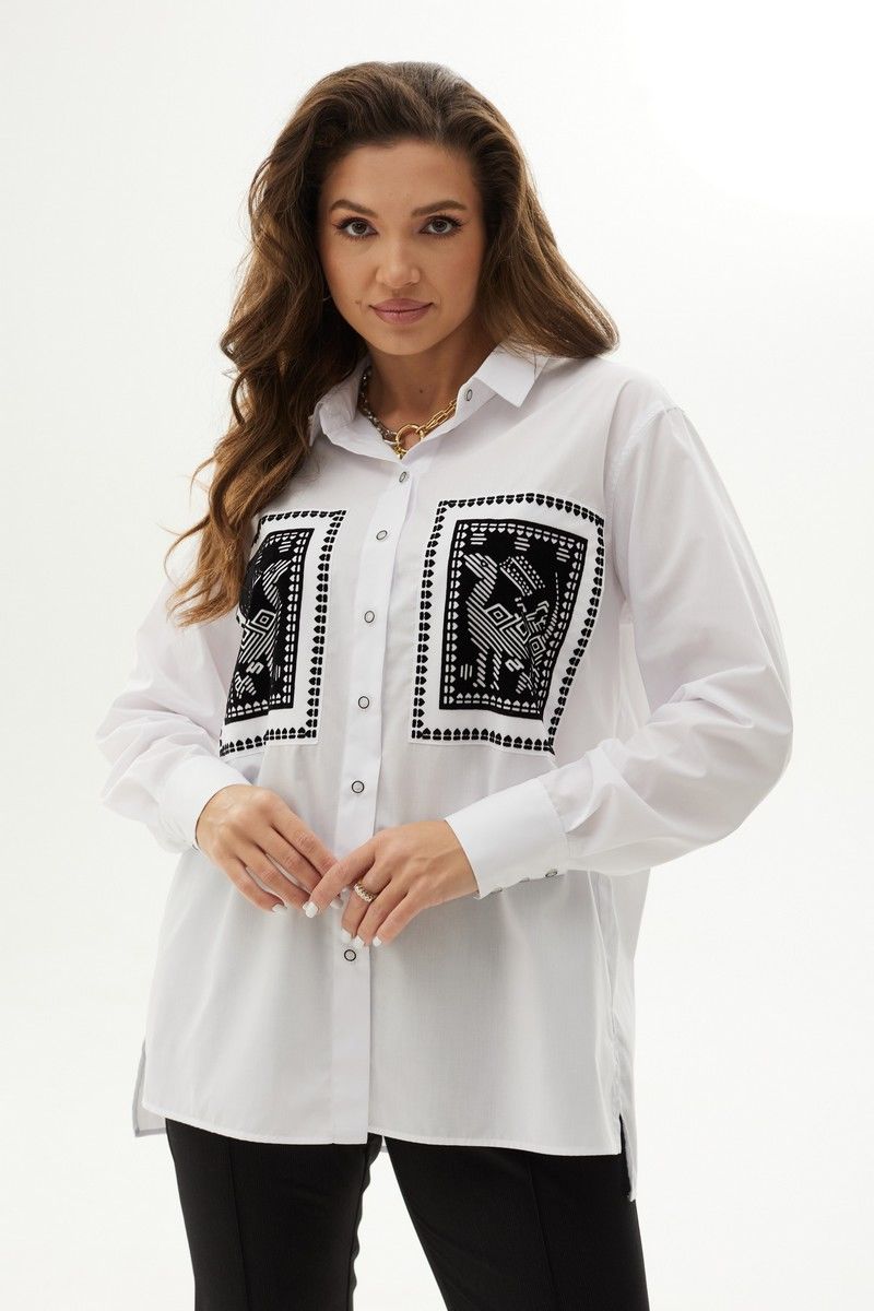 Блузы MALI 623-049 белый