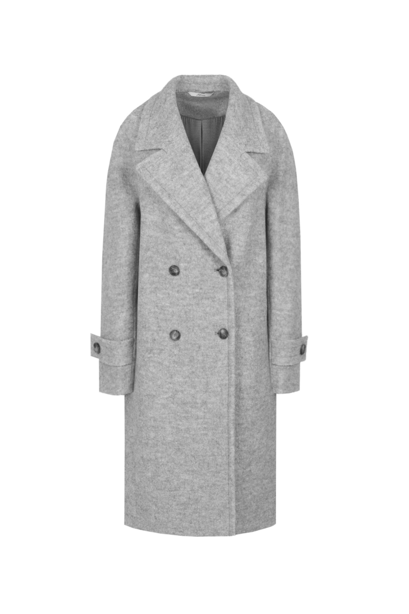 Женское пальто Elema 1-12047-2-164 серый_меланж