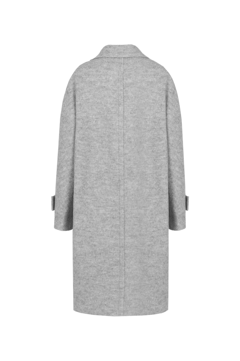 Женское пальто Elema 1-12047-2-164 серый_меланж
