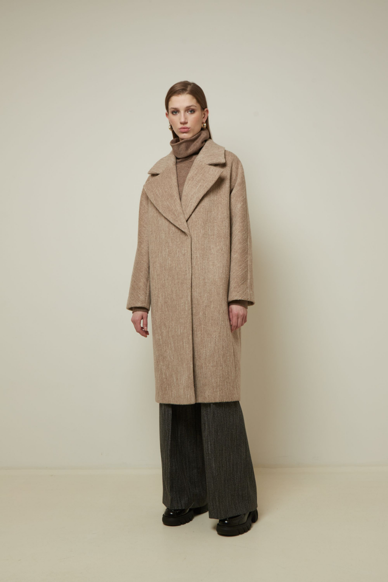 Женское пальто Elema 1-12501-1-170 бежевый