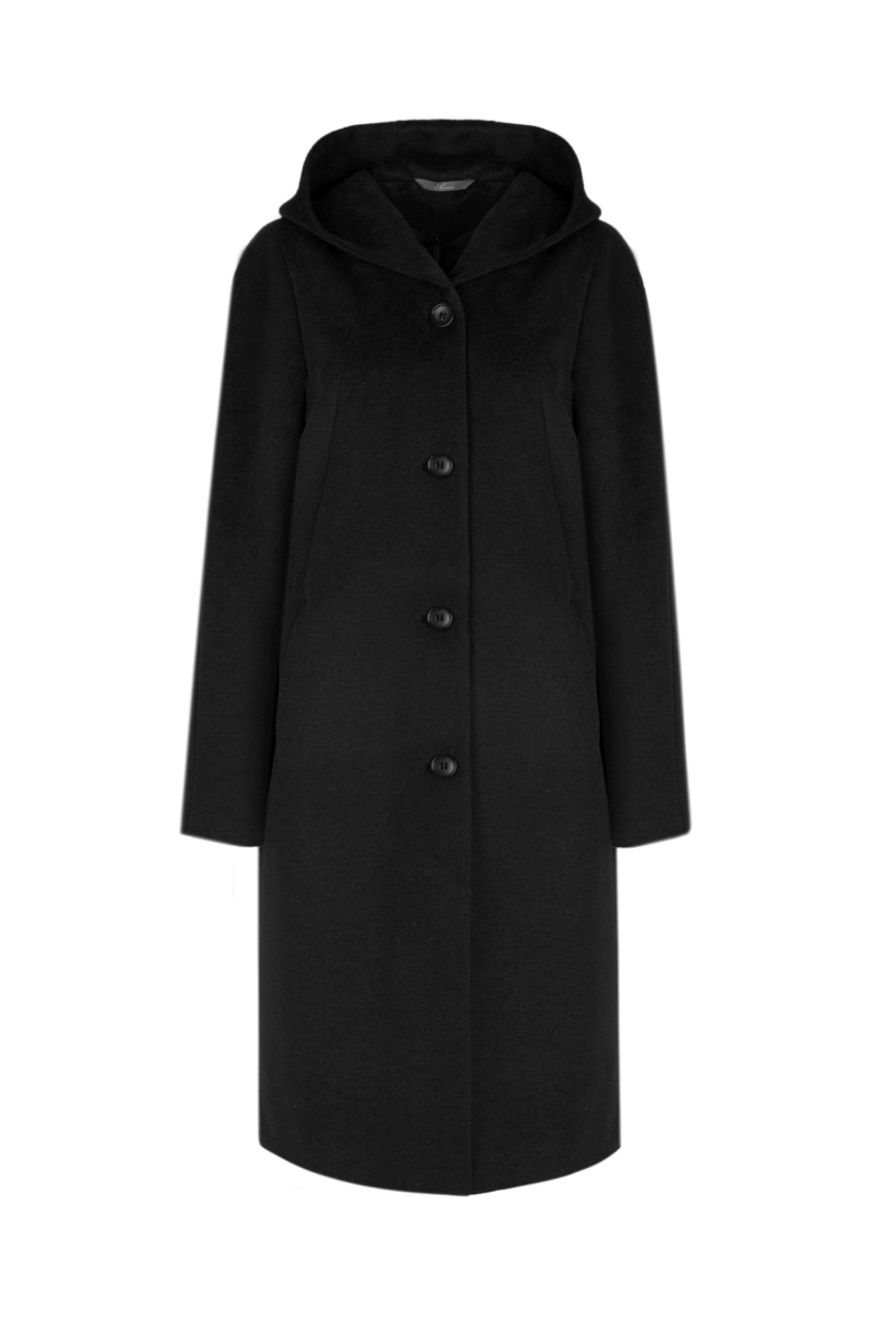 Женское пальто Elema 1-91-170 чёрный