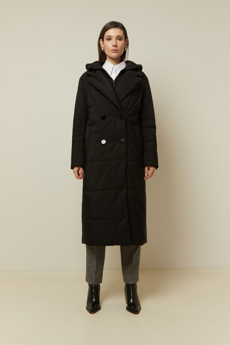 Женское пальто Elema 5-12374-1-170 чёрный