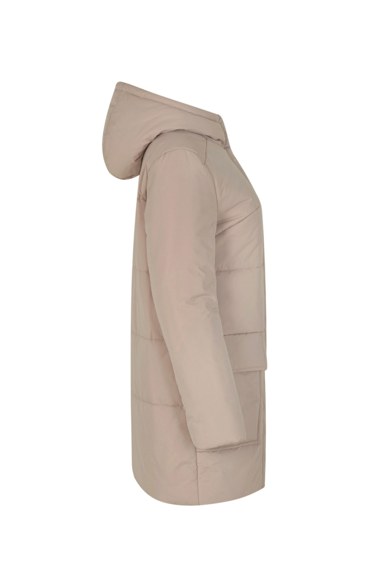 Женское пальто Elema 5-12375-1-164 тёмно-бежевый