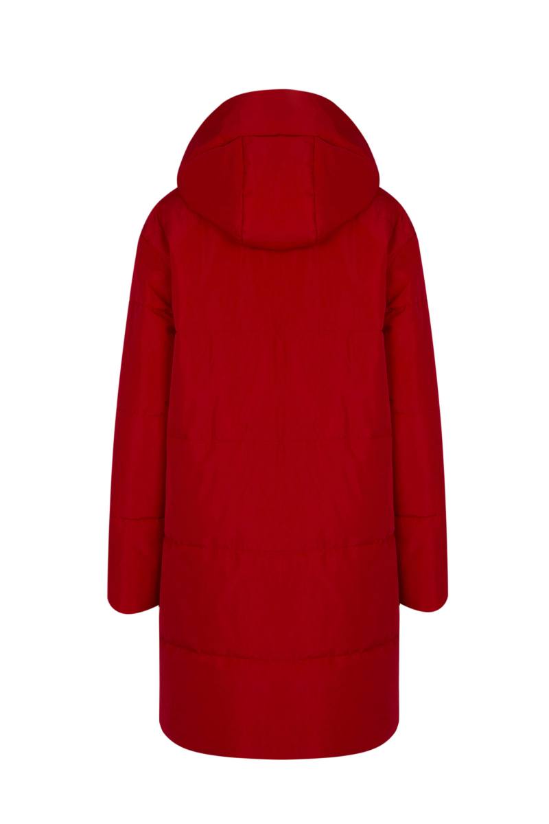 Женское пальто Elema 5-12784-1-170 красный/синий