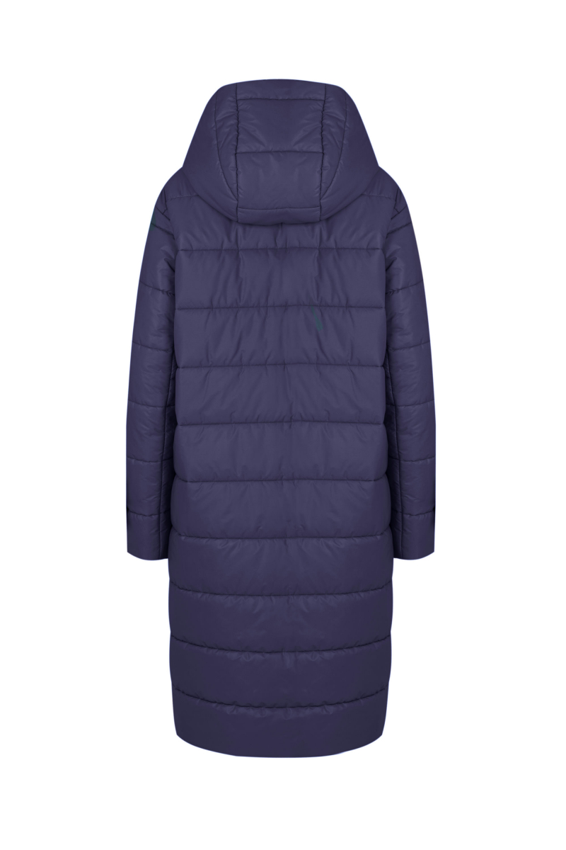 Женское пальто Elema 5-13059-1-170 сине-фиолетовый