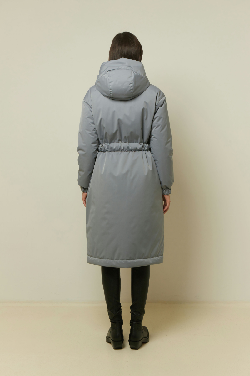 Женское пальто Elema 5-13060-1-164 серый