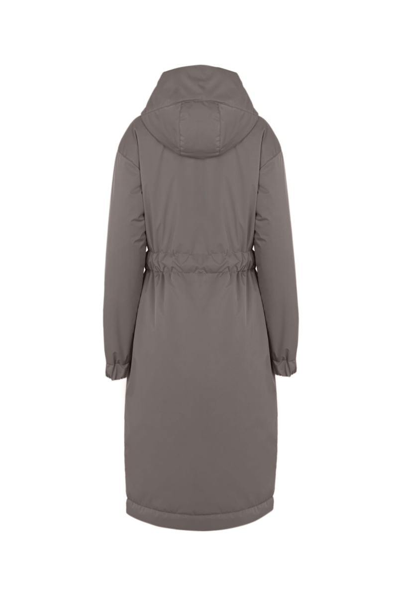 Женское пальто Elema 5-13061-1-164 тёмно-серый