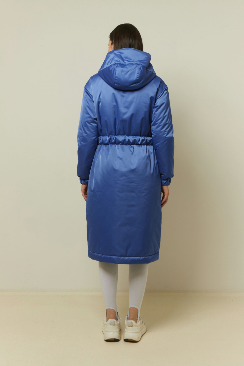 Женское пальто Elema 5-13061-1-170 василёк