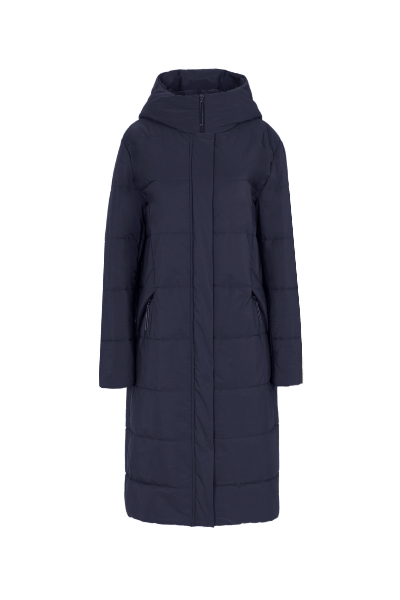 Женское пальто Elema 5-13063-1-170 тёмно-синий