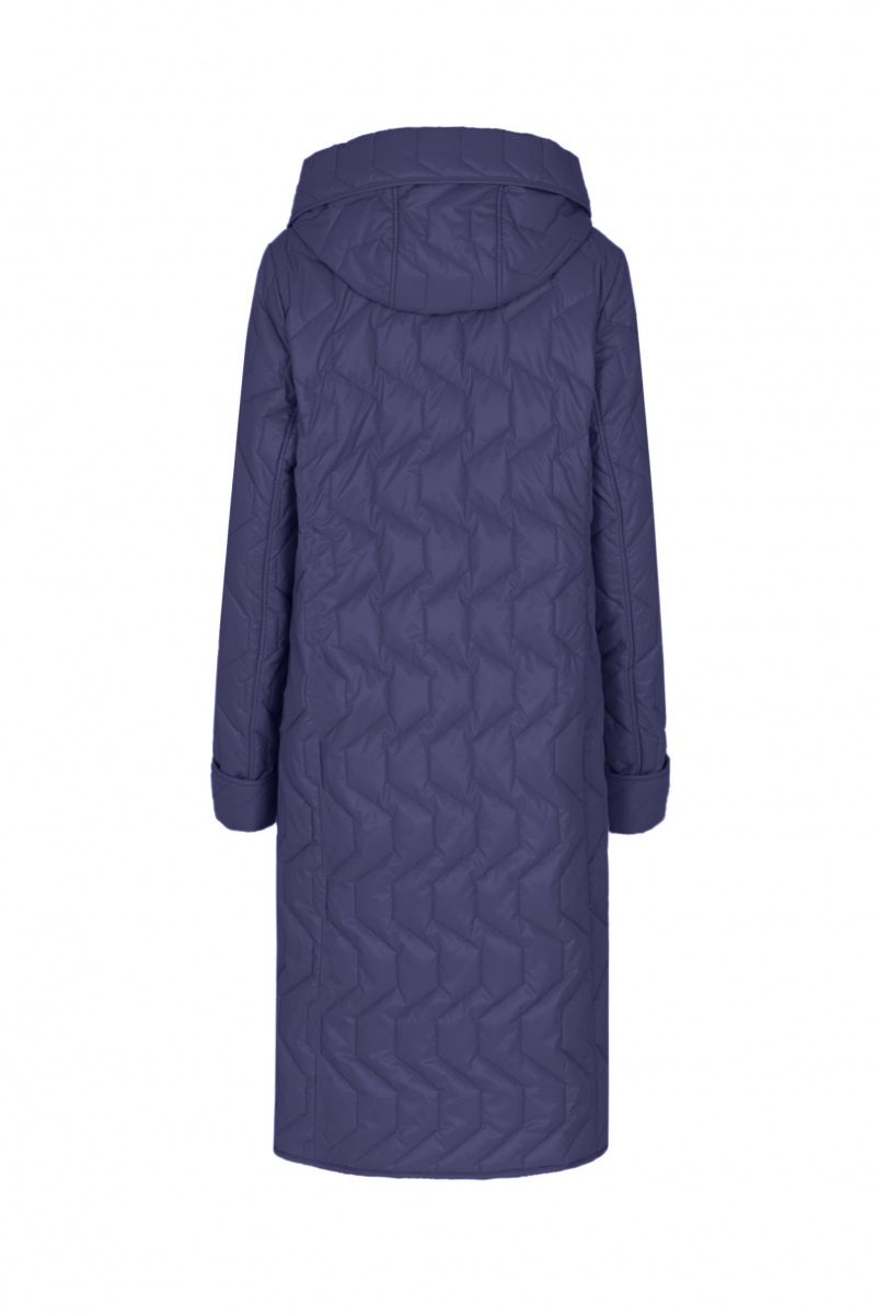Женское пальто Elema 5-92-170 сине-фиолетовый