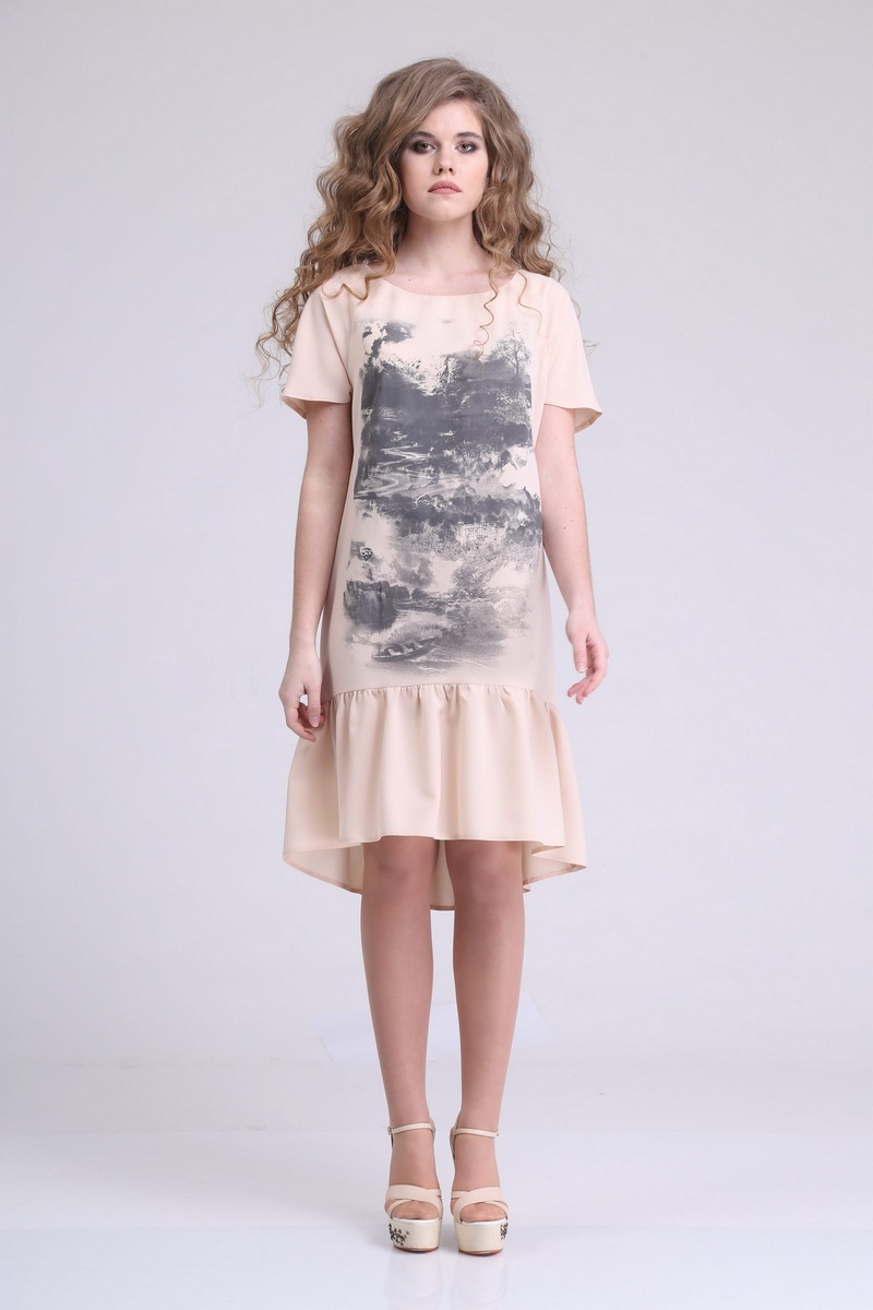 Платье AMORI 9190 персиковый