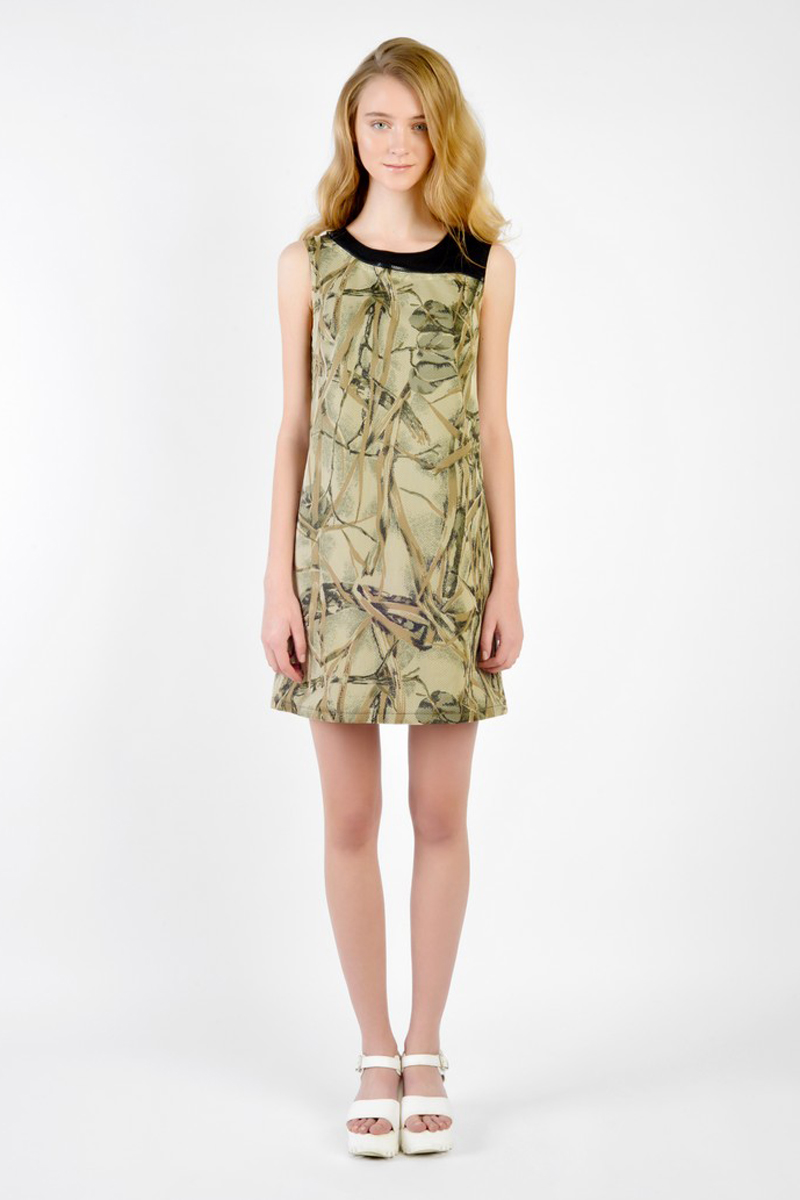 Платье GuliGuli П-35 тропическая-абстракция