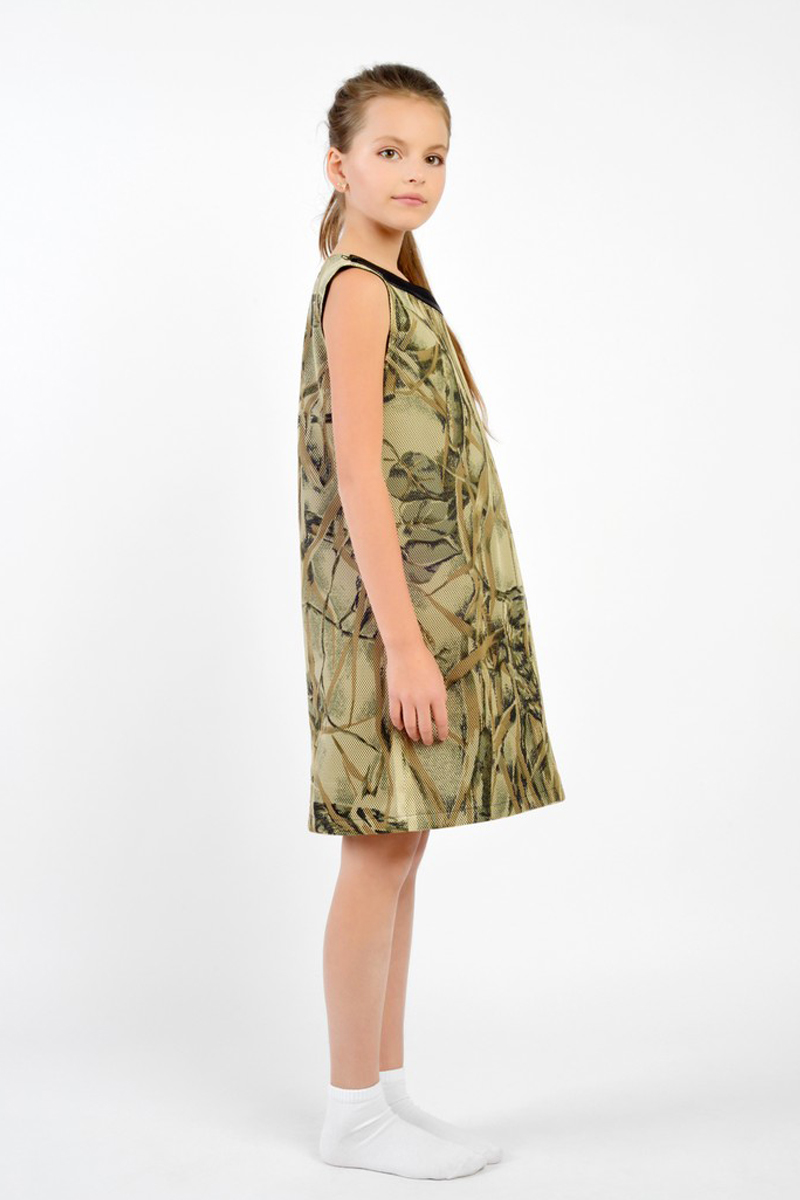 Платье GuliGuli П-35д тропическая-абстракция