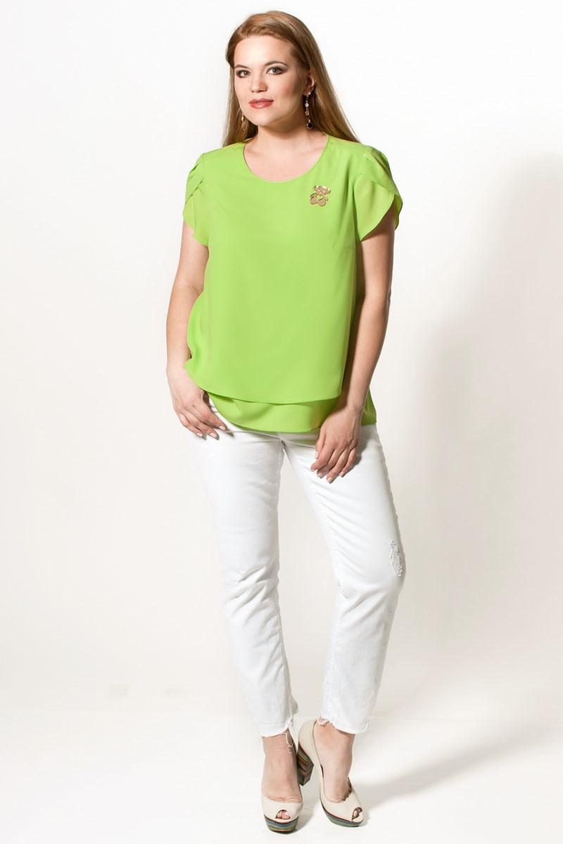 Блузы Djerza 0144 зеленый