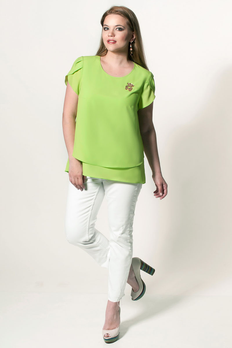 Блузы Djerza 0144 зеленый