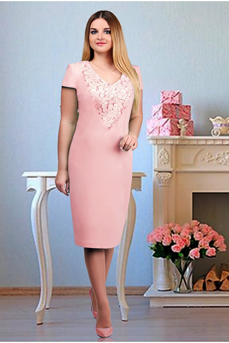 Платье Tensi 221  розовый