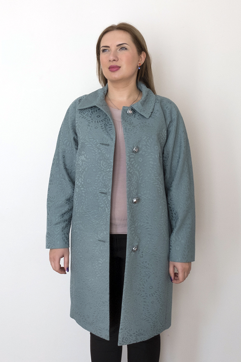 Женское пальто Bugalux 433 164-зеленый