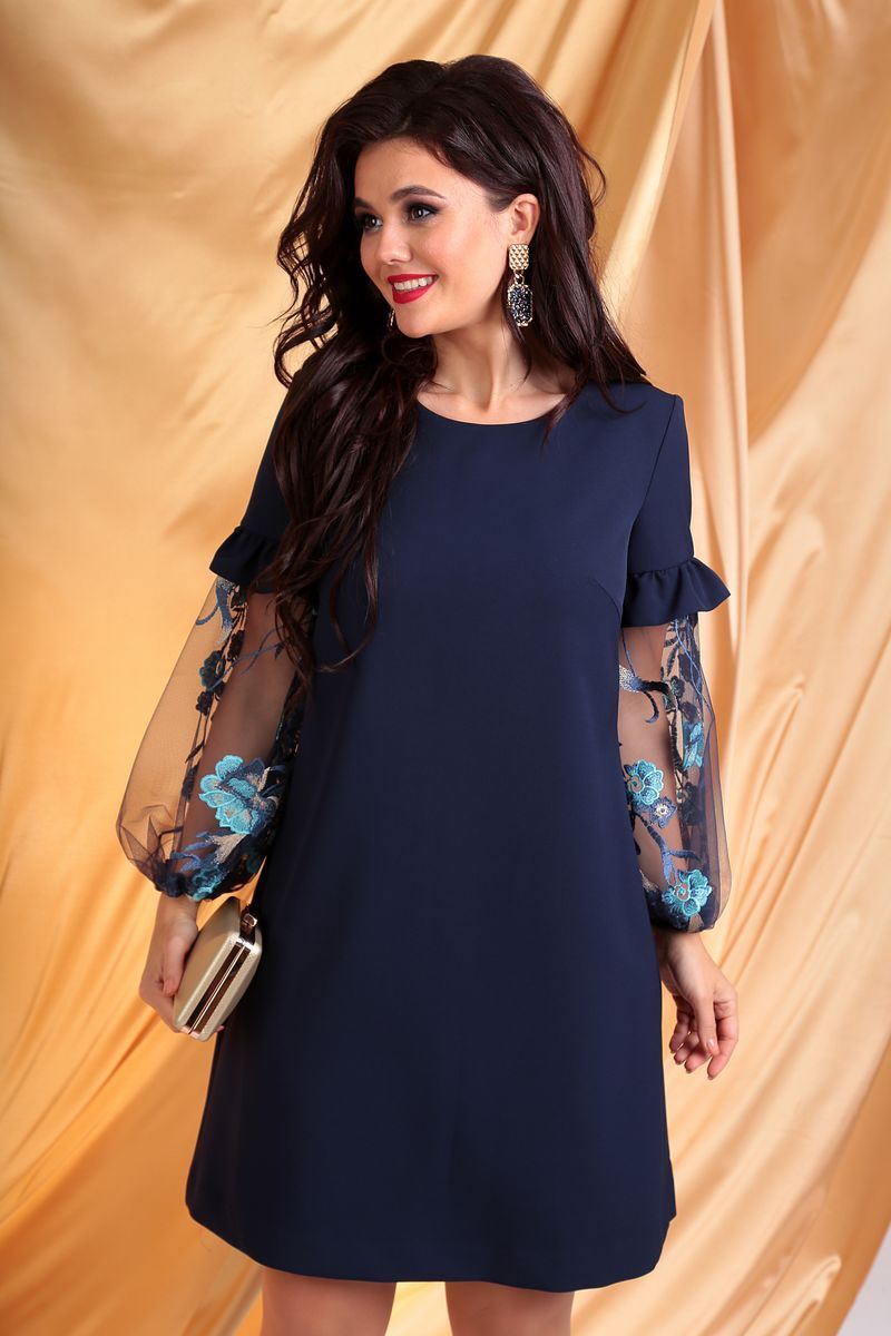 Платье Мода Юрс 2409  синий