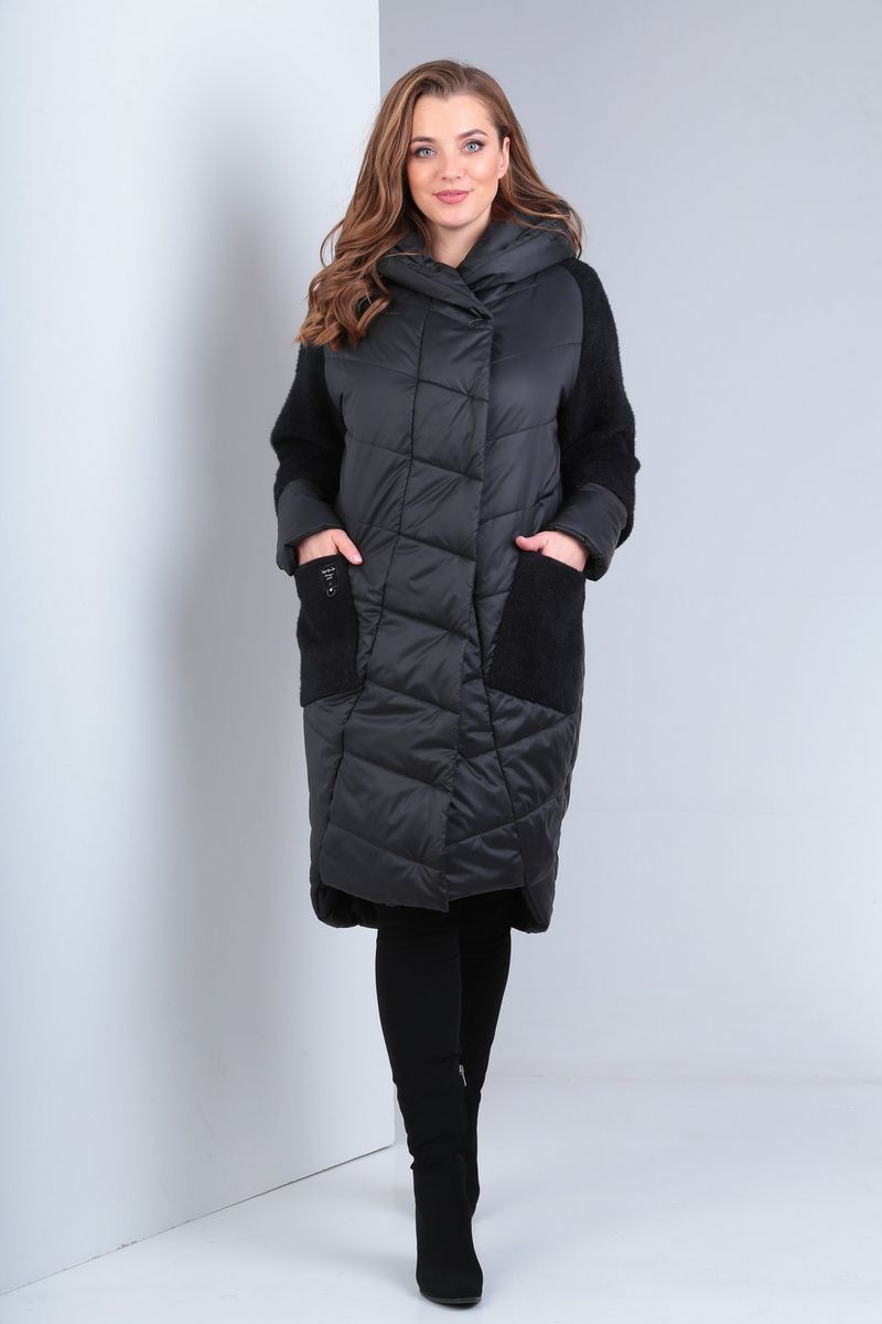 Женское пальто Диомант 1482 черный