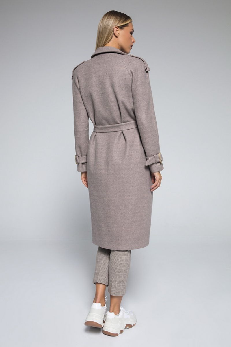 Женское пальто LaVeLa L70016 песочный