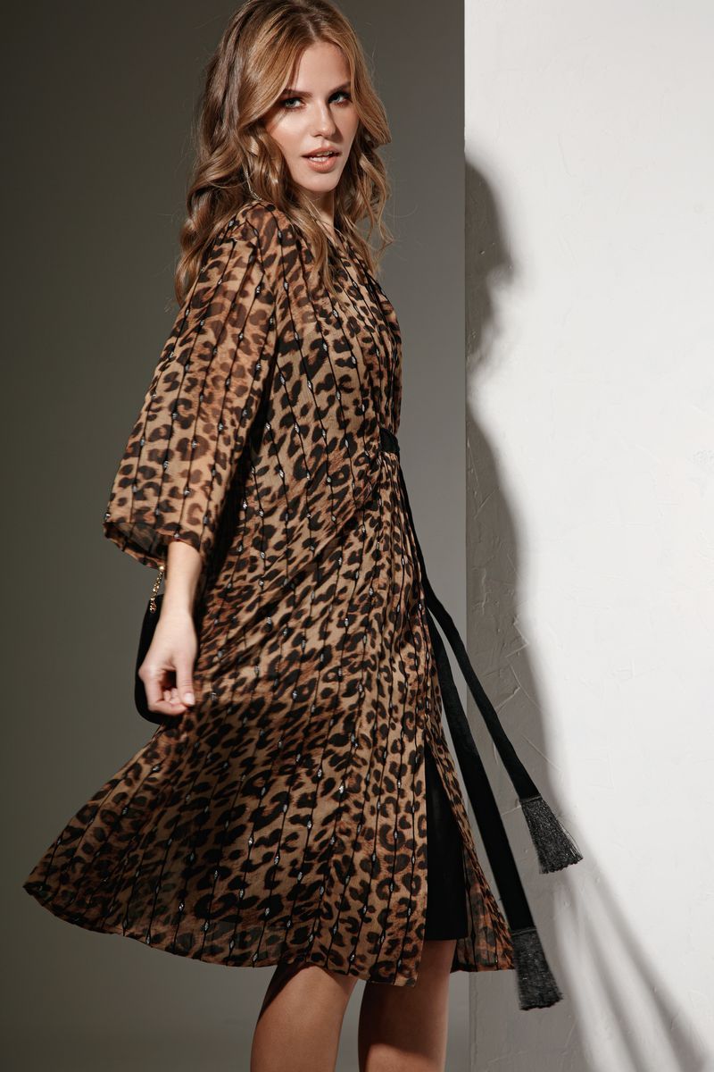 Платье Lokka 558 леопард