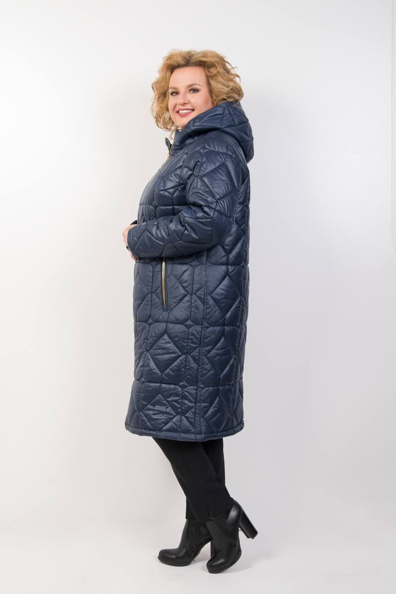 Женское пальто TrikoTex Stil М28-19 синий