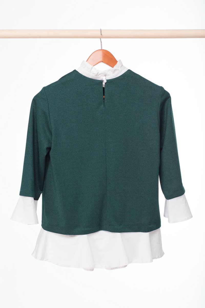 Блузы Anelli 604 зеленый