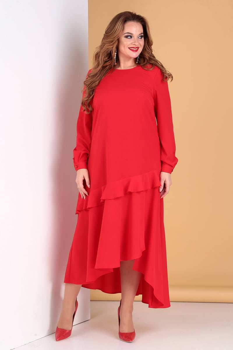 Платья Liona Style 722 красный