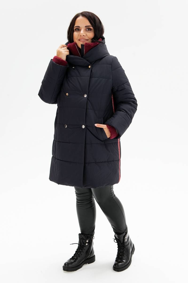 Женское пальто Bugalux 416 170-синий