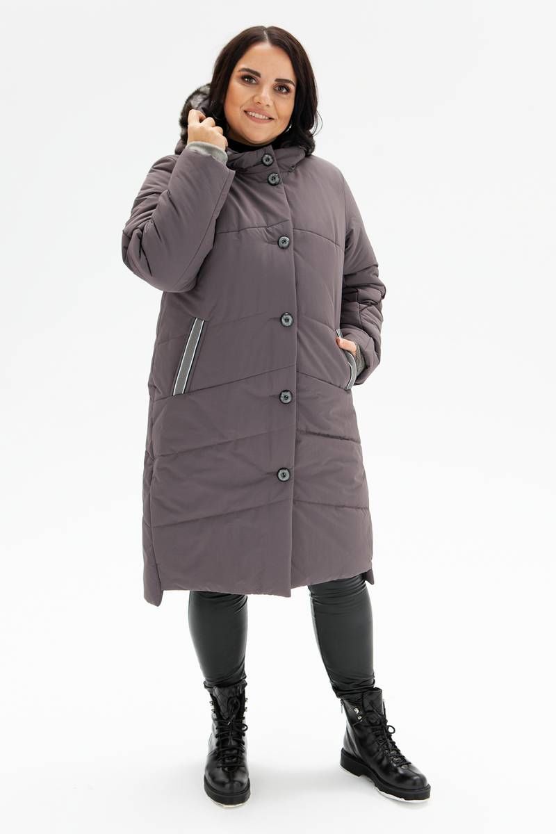 Женское пальто Bugalux 913 158-серый