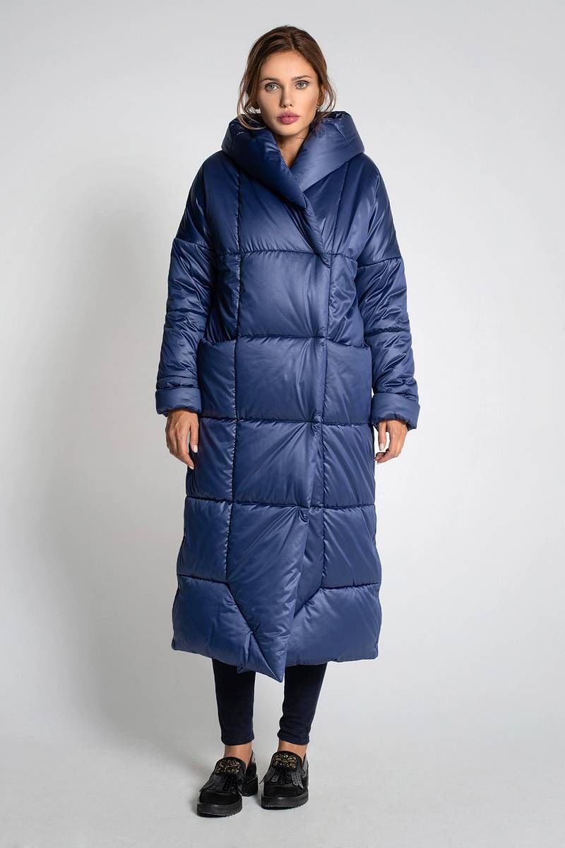 Женское пальто Gotti 410-1у синий
