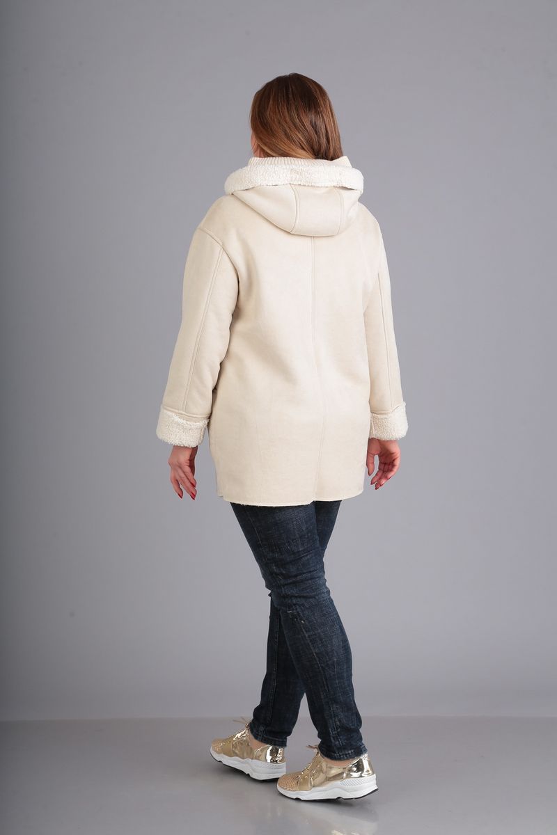 Женское пальто Диомант 1465 молочный