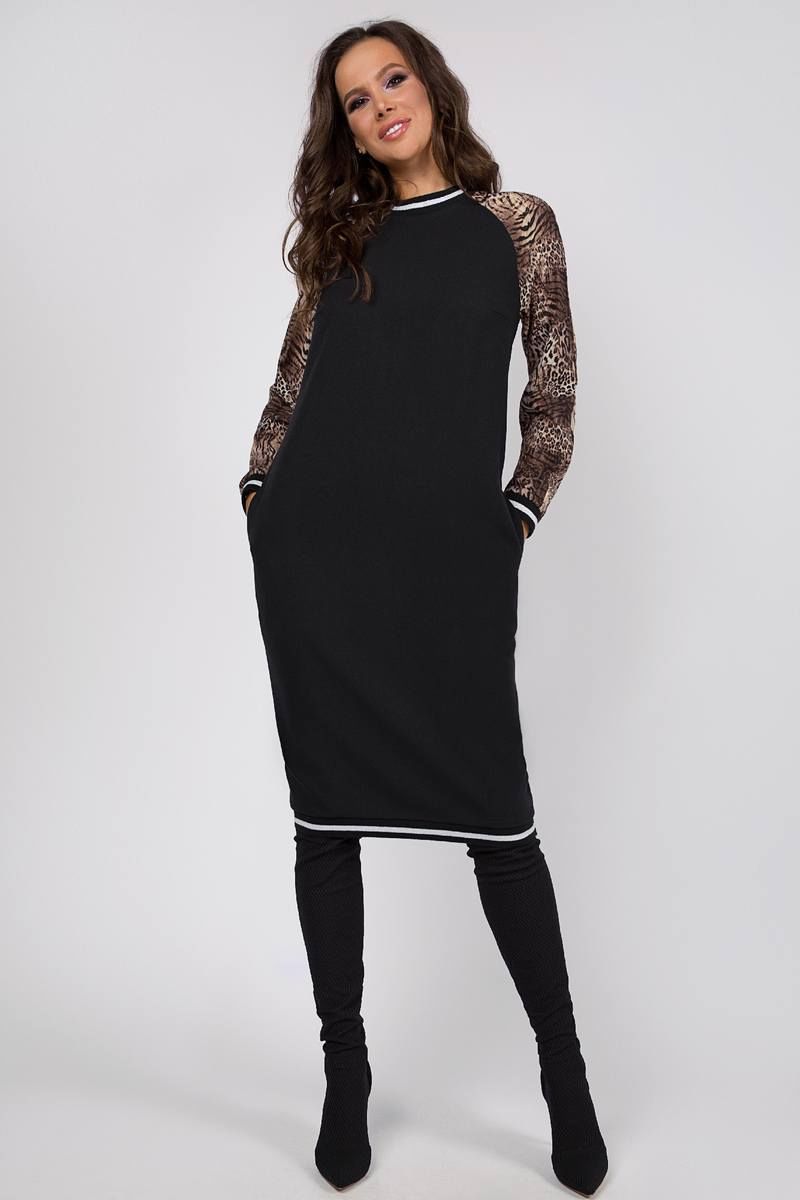 Платье Teffi Style L-1452 черный