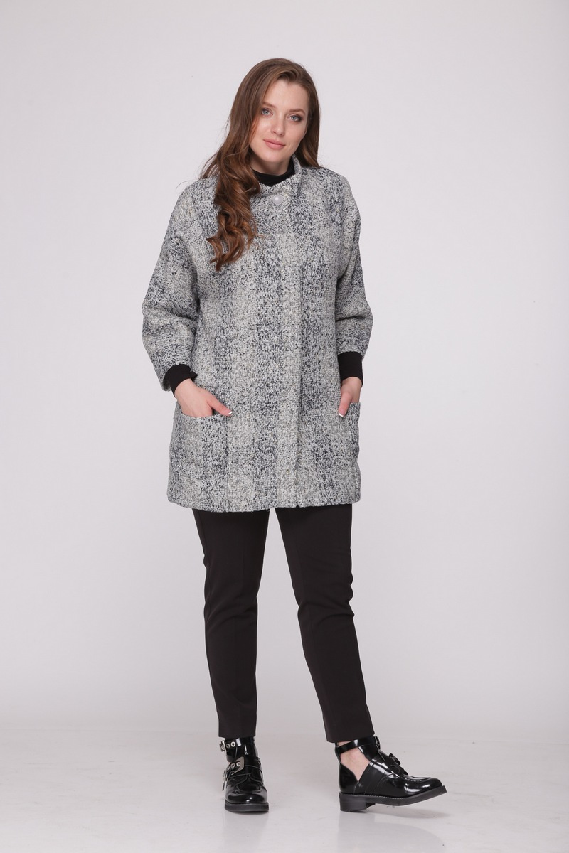 Женское пальто Bonna Image 16-194 серый