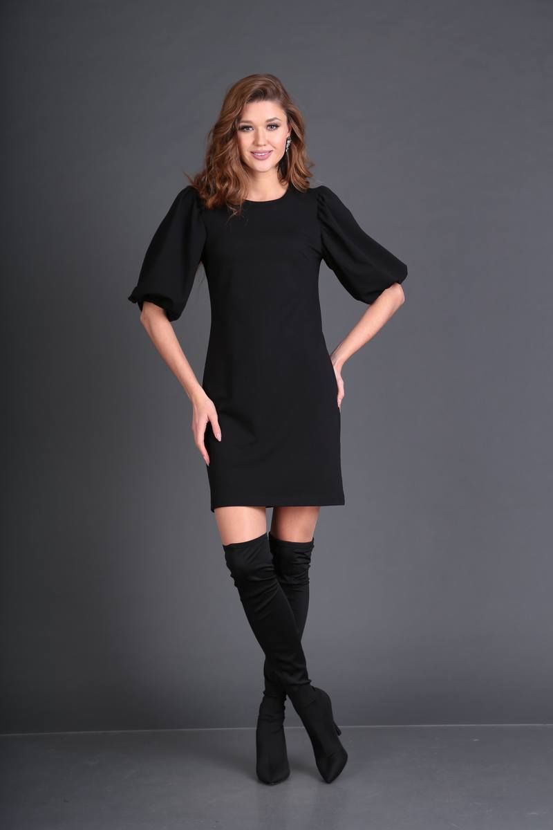 Платье DoMira 01-541 черный