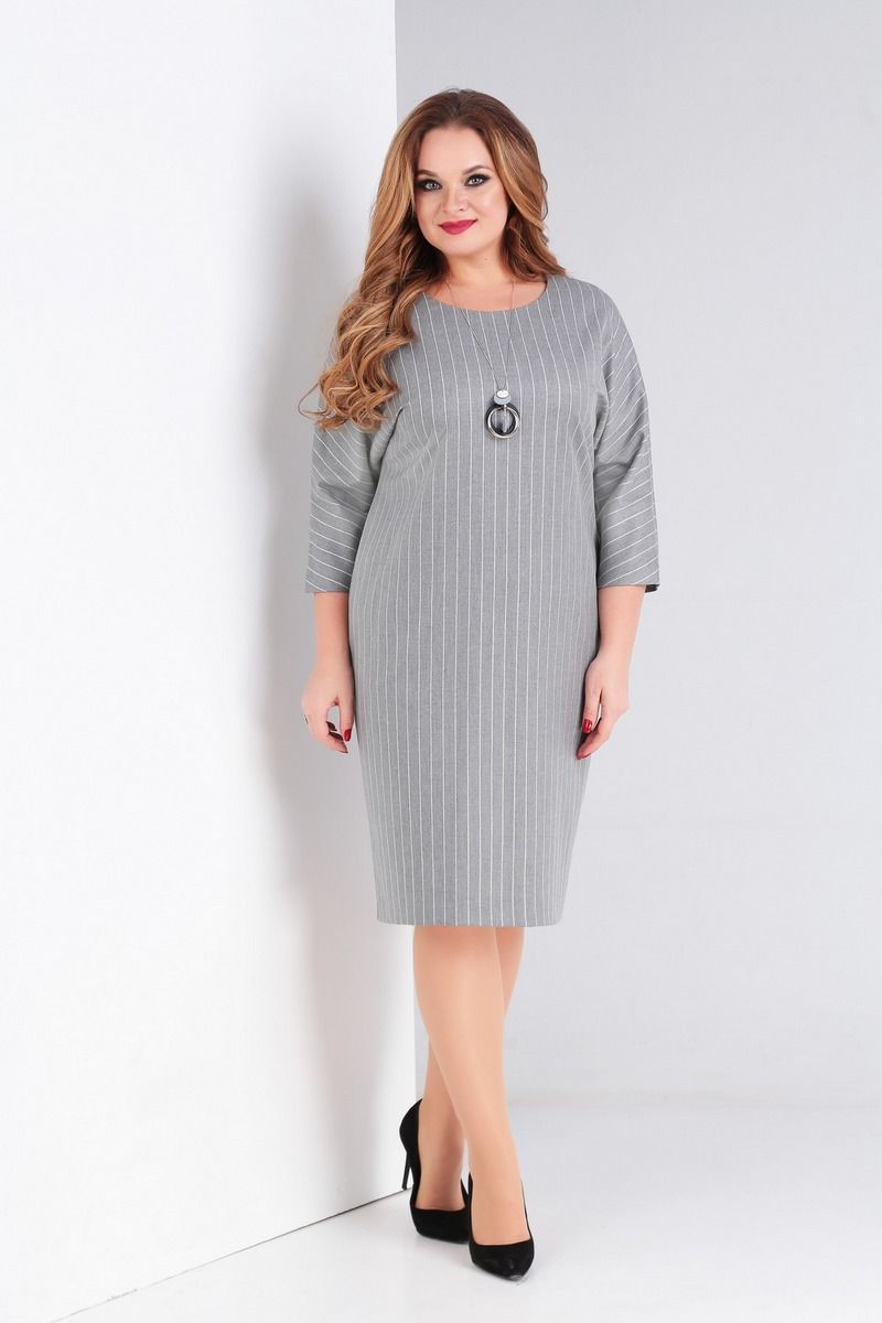 Платье Милора-стиль 424 серый