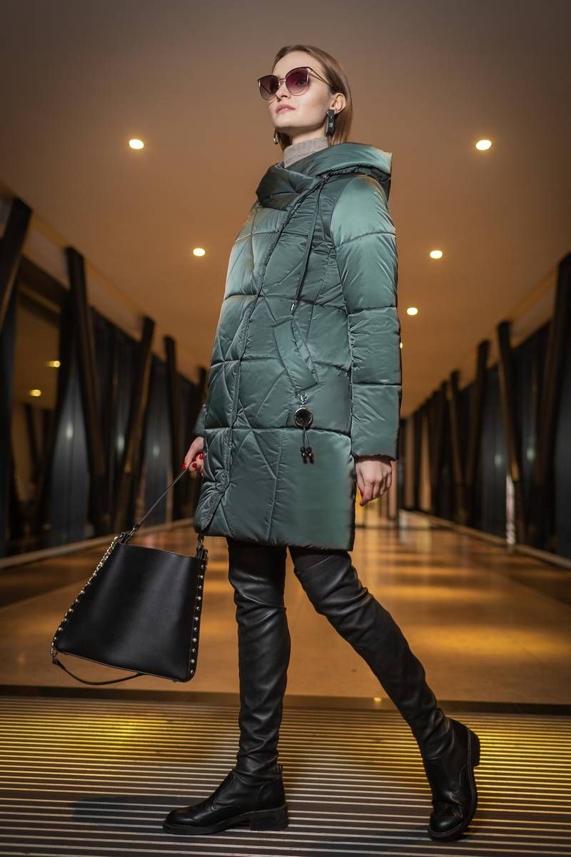 Женское пальто Winkler’s World 503-ппз зеленый