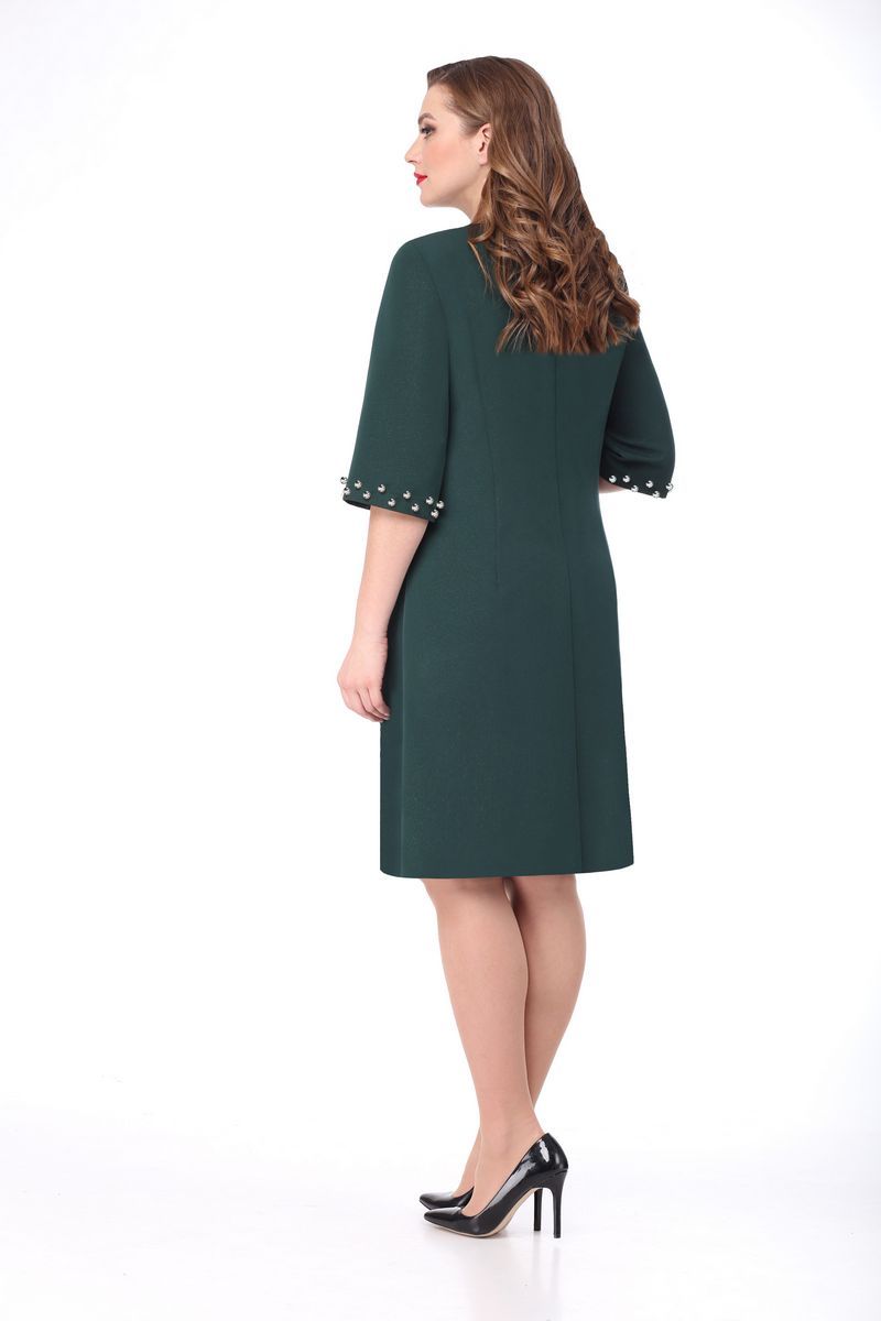 Платье VOLNA 1126 темно-зеленый