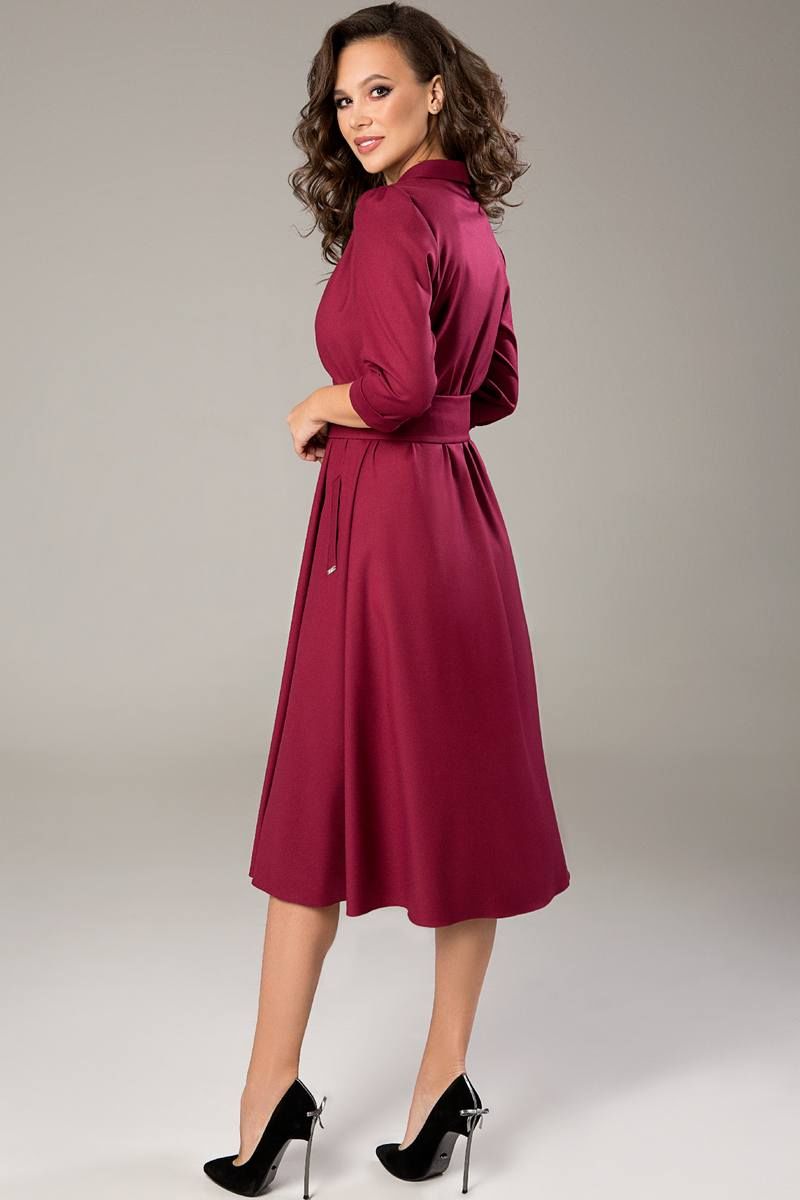 Платье Teffi Style L-1446 бордо