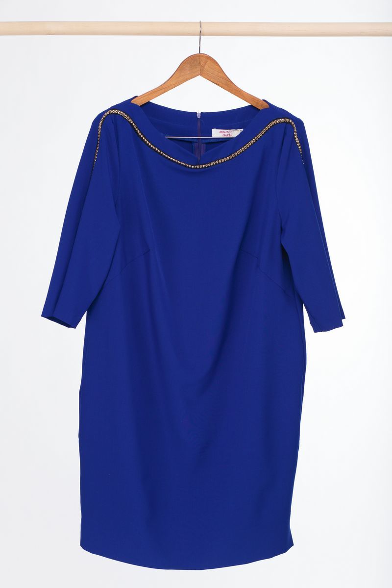 Платье Anelli 375 синий