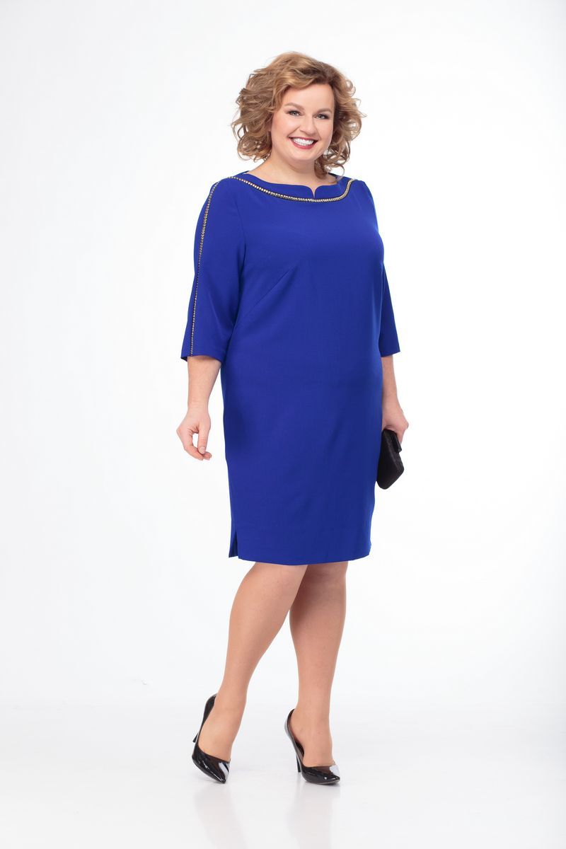 Платье Anelli 375 синий