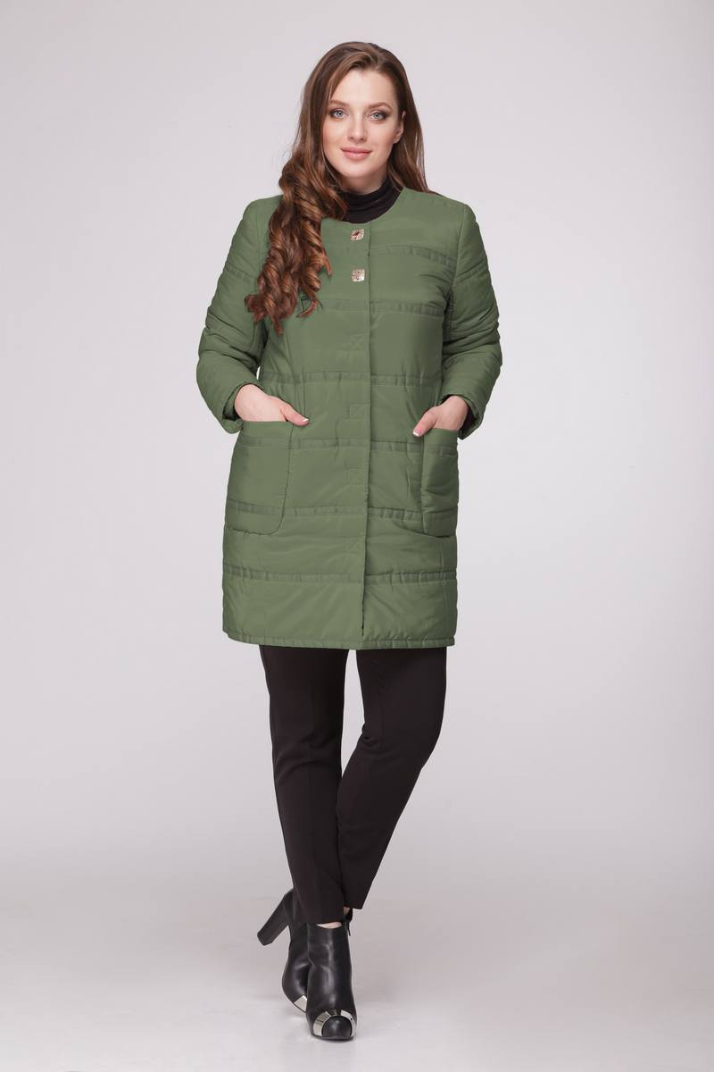 Женское пальто Bonna Image 230 зеленый