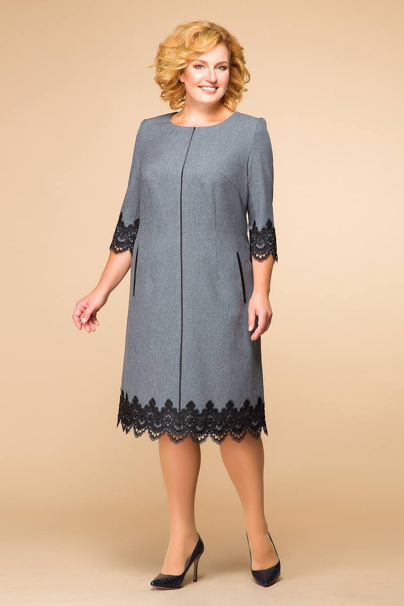 Платье Romanovich Style 1-1284 серый